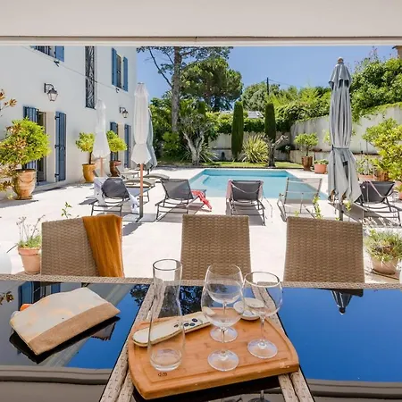 In Cap D'antibes Near Beaches Villa *